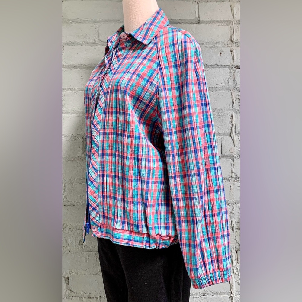 Vintage Plaid Spring Jacket - Picture 6 of 8
